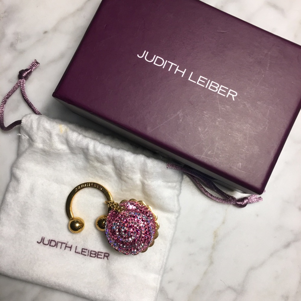 Judith Leiber cupcake keychain
